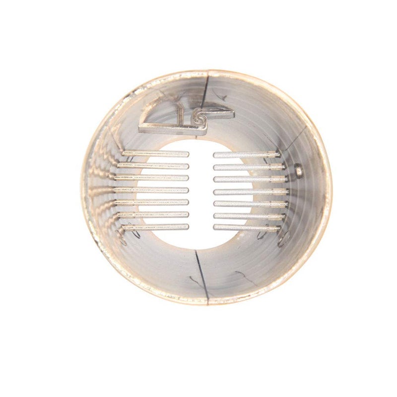 Suoirblss 4PCS Plastic With Teeth Circle Cuff Ponytail Cover Punk Hair Rings Ponytail Holder Hair Headwear for Lady Women - Image 5